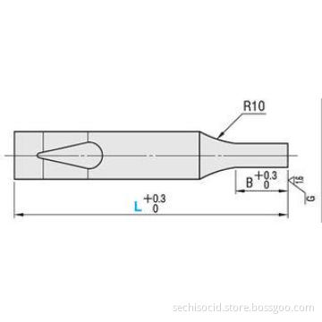 Customized TiCN Coating Ball Lock Pilot Punches Tip R type